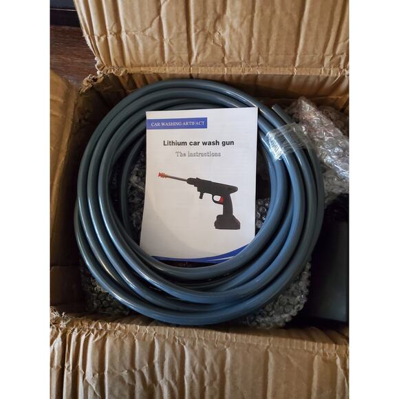 Portable Cordless Pressure Washer 20000mAh Battery 6-in-1 Nozzle for Car - Picture 2 of 6